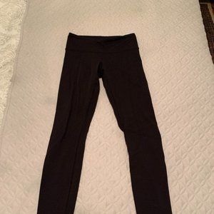 Lululemon Black Wunder Under High Waisted Leggings